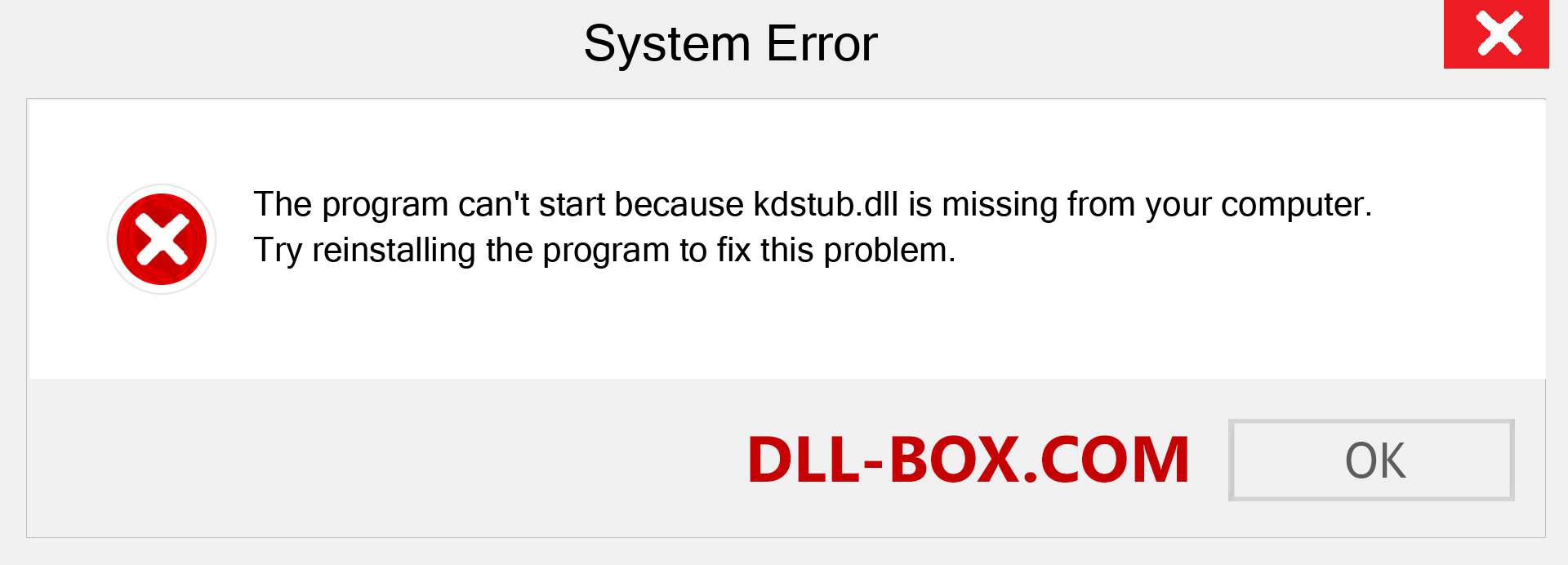 kdstub.dll file is missing?. Download for Windows 7, 8, 10 - Fix  kdstub dll Missing Error on Windows, photos, images